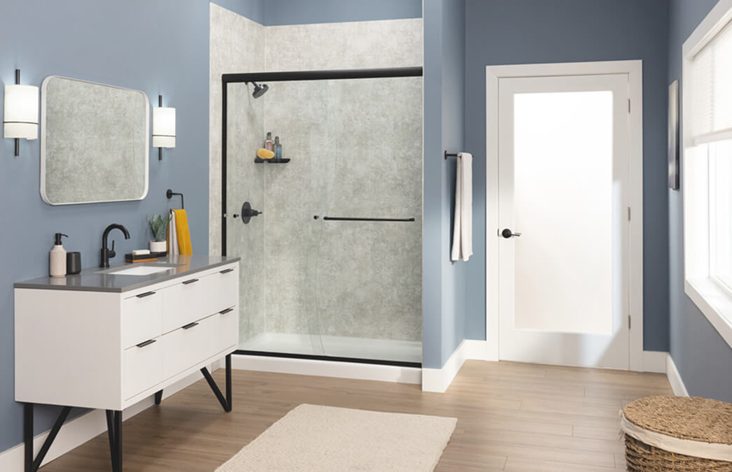 Walk-in shower remodel